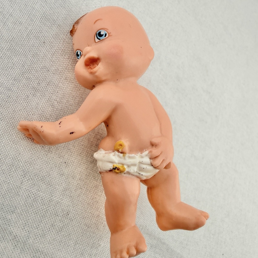 Vintage‎ Galoob Magic Diaper Babies Turtle 1991 Mini Figures Lot PVC Rubber Baby - Picture 10 of 11